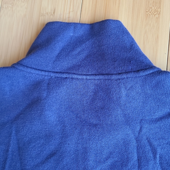 Boss Orange Long Sleeve Zip-up Blue Sweater Size L - Picture 6 of 12